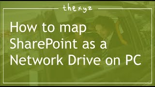 How to map SharePoint as a Network Drive on PC [upl. by Winna287]