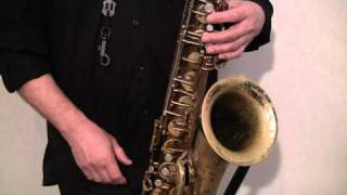 Saxophone Fingering Lesson 1 part 1 [upl. by Enimrac270]