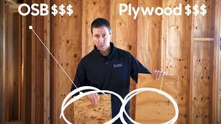 Framing  OSB vs Plywood  Whats the difference in COST AND PERFORMANCE [upl. by Aniweta]