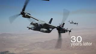 THREE DECADES  BellBoeing V22 Osprey Anniversary [upl. by Genevra431]