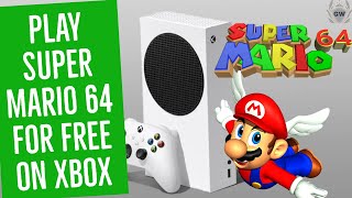 HOW TO PLAY SUPER MARIO 64 ON XBOX [upl. by Anitsyrhk]