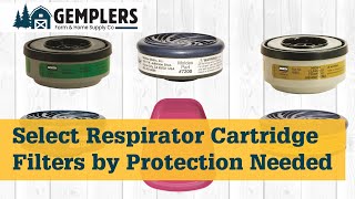 Selecting the Right Reusable Respirator Cartridge Filter [upl. by Ettenhoj987]