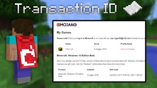 Minecraft Transaction IDs What you NEED to know [upl. by Inaluiak]