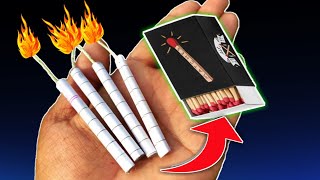 HOW TO MAKE PAPER FIRECRACKERS AT HOME  PAPER CRAFTS  PAPER CRACKERS ORIGAMI  PAPER LIFE HACKS [upl. by Aicia]