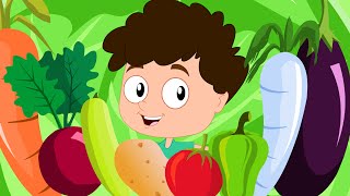 Vegetable Song For Children  Kids Songs And Videos [upl. by Anairad]