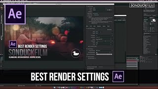 After Effects Tutorial Best Render Settings [upl. by Norvun900]