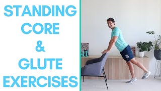 Essential Standing Glute amp Core Workout for Seniors [upl. by Llednohs]