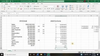 Pro Forma Income Statement [upl. by Hemminger]