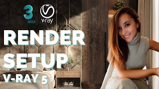 3ds Max VRAY 5 Render Setup Tutorial  Settings Explained [upl. by Isleen]