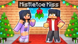 Our First Mistletoe KISS In Minecraft [upl. by Nikkie]