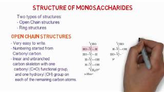 Monosaccharides Introduction classification and structures [upl. by Aicatan783]