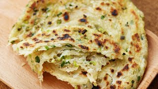 ExtraFlaky Chinese Scallion Pancakes Recipe 葱油饼 [upl. by Lefty]