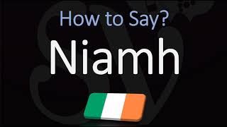 How to Pronounce Niamh CORRECTLY Irish Names Pronunciation [upl. by Airamas]