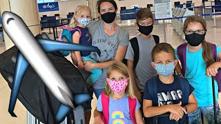 Solo Flight with 5 Kids Amidst a Pandemic Our Familys Adventure [upl. by Netneuq761]