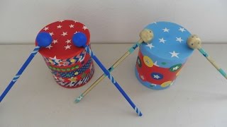 DIY Tambores ⭐️ Drums ⭐️  Creative Flower [upl. by Fridell]