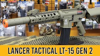 Lancer Tactical LT15 Gen 2 Airsoft Gun Review [upl. by Atinihc779]