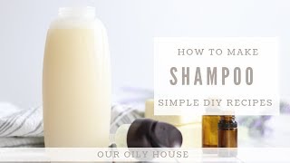 How to Make All Natural Shampoo  Simple Recipe using Essential Oils [upl. by Notsuh]