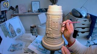 Beer stein – From Scratch – How it’s made – authentic German [upl. by Ratep64]