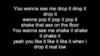 Ester Dean Ft Lil Wayne  Drop It Low Remix LYRICS ON SCREENmp4 [upl. by Ileek718]