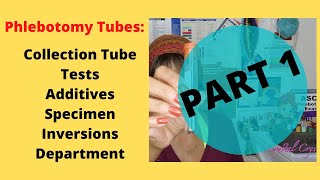 PHLEBOTOMY TUBE ADDITIVES amp INVERSIONS [upl. by Boak916]