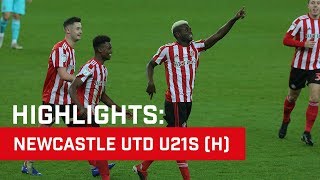 Highlights Sunderland v Newcastle U21s [upl. by Arodoeht]