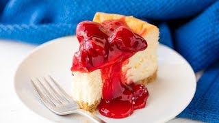 How to Make New York Cheesecake  The Stay At Home Chef [upl. by Noletta]