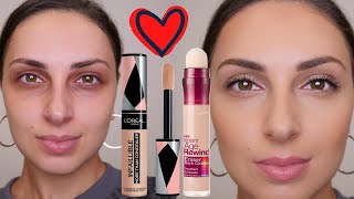 Best Concealer for DARK CIRCLES 🐼 Affordable 6 Best Drugstore Concealers [upl. by Inej]