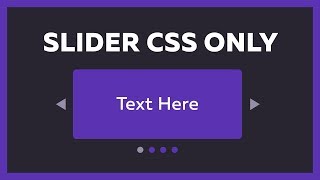 Responsive Slider Using HTML amp CSS Only [upl. by Odnolor]