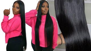 HOW TO GET SILKY BONE STRAIGHT HAIR  BEST SILKY STRAIGHT HAIR EVER ON ALIEXPRESS  ASTERIA HAIR [upl. by Ajroj]