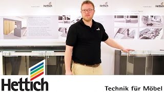 TopLine L sliding door system technical briefing by Hettich [upl. by Olathe906]