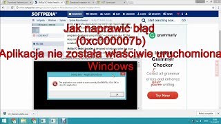 Jak naprawić błąd 0x000007b Aplikacja nie została właściwie uruchomiona Windows [upl. by Aholah281]