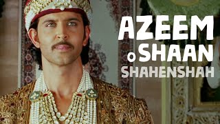 Jodhaa Akbar  Azeem o Shaan Shahenshah Lyrics  Ar Rahman  Lyric [upl. by Allecram833]