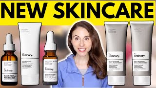 Dermatologist reviews NEW SKINCARE FROM THE ORDINARY [upl. by Nalyad]