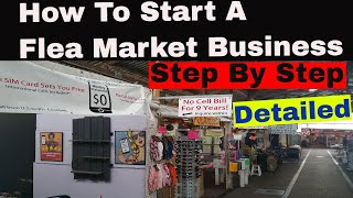 How To Start a Flea Market Business from Scratch Step by Step Part [upl. by Noryahs]