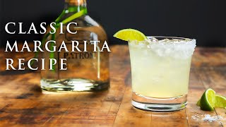 Classic Margarita Recipe  Easy Tequila Cocktails  Patrón Tequila [upl. by Karie]