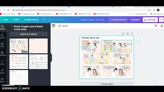 COMO HACER UNA HISTORIETA CON CANVA [upl. by Ayiak489]
