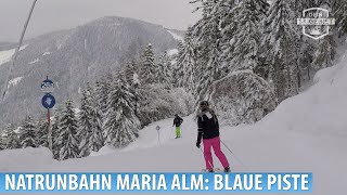 Natrunbahn Maria Alm Blaue Piste [upl. by Idnar332]