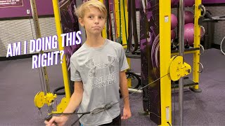 OUR 12 YEAR OLD SON BEGINS HIS WEIGHT LIFTING JOURNEY [upl. by Hgielrak]