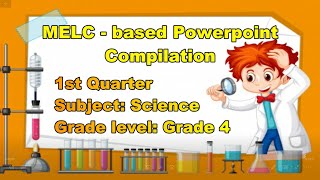 MELC  based Powerpoint Compilation1st Quarter Subject Science Grade level Grade 4 [upl. by Pittman]