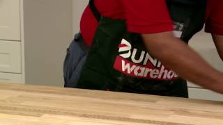 How To Apply Hardwax Oil To Benchtops  Bunnings Warehouse [upl. by Nhguaved978]