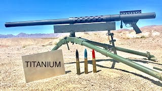 20MM VS TITANIUM  WILL TITANIUM STOP A CANNON [upl. by Irolam]