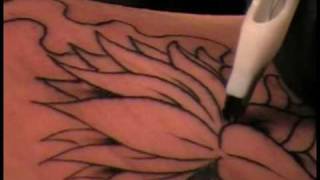 Shading Techniques for a Color Tattoo [upl. by Ittam]