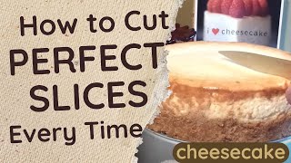 How To Cut A New York Cheesecake For Beginners [upl. by Potts385]