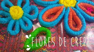 Tutorial Flores de Papel Crepé Corrugado [upl. by Clynes]