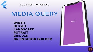 Media Query  Flutter [upl. by Aihselef]