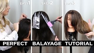 DIY Step by Step Perfect At Home Balayage Tutorial [upl. by Ermengarde]