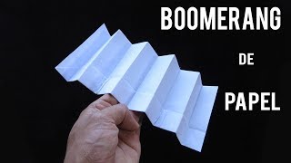 Como Hacer un Avión de Papel BOOMERANG Origami [upl. by Senilec]