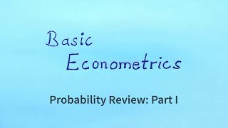 Basic Econometrics  Statistics Review 2 [upl. by Levins]