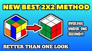 NEW BEST 2X2 METHOD  Method Overview Full Method In Pinned Comment  Better Than 1LOOK [upl. by Ah]