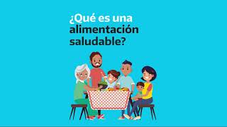 ¿Qué es una alimentación saludable [upl. by Nayrbo]